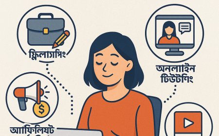 ঘরে বসেই ইনকাম করুন – জানুন সহজ উপায়!